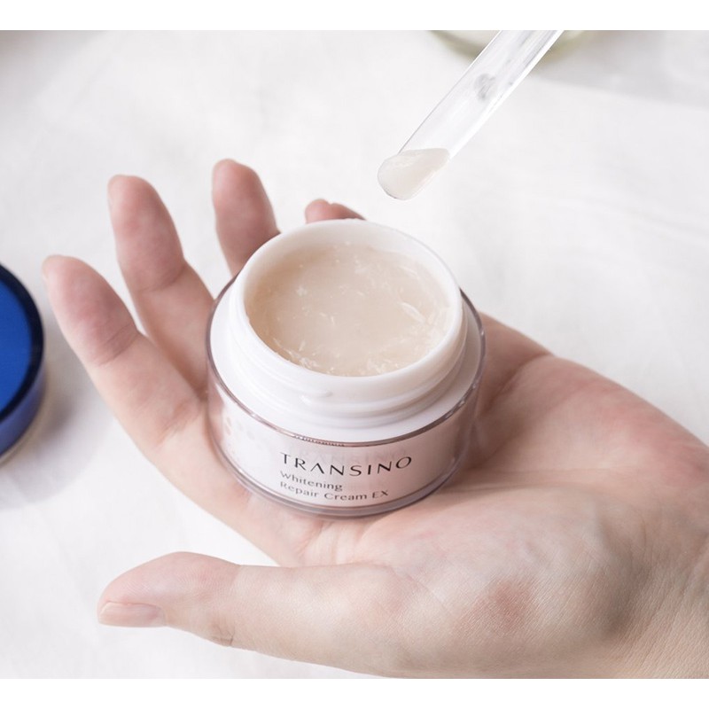 Kem dưỡng trắng và tái tạo da ban đêm Transino Whitening Repair Cream EX 35g