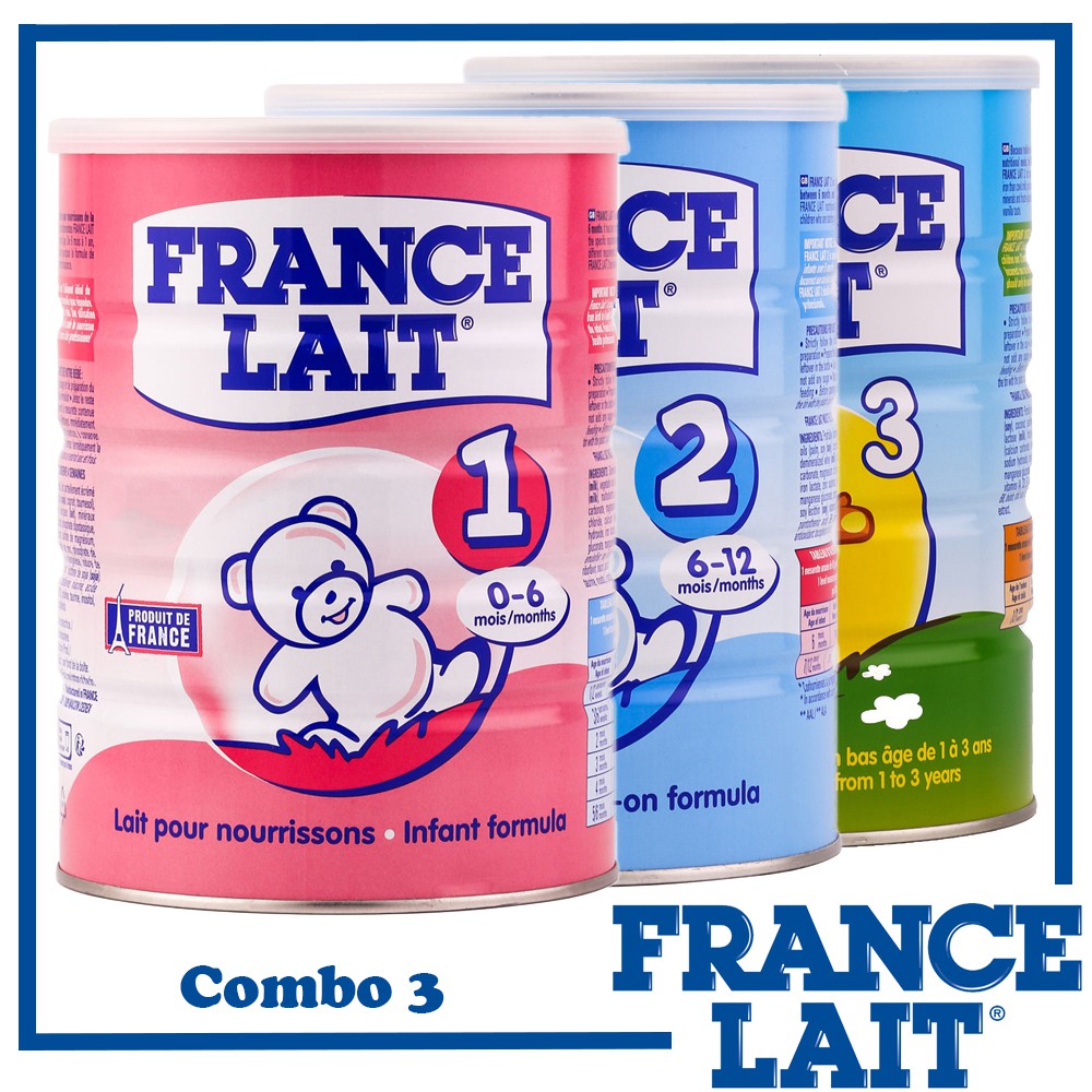 Combo 3 Sữa bột France Lait ( 400g )