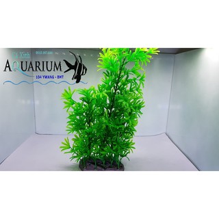 Cây nhựa lớn trang trí bể cá