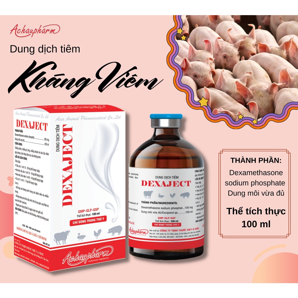 [DT] Dexject á châu 100ml chỉ dùng trong thú y