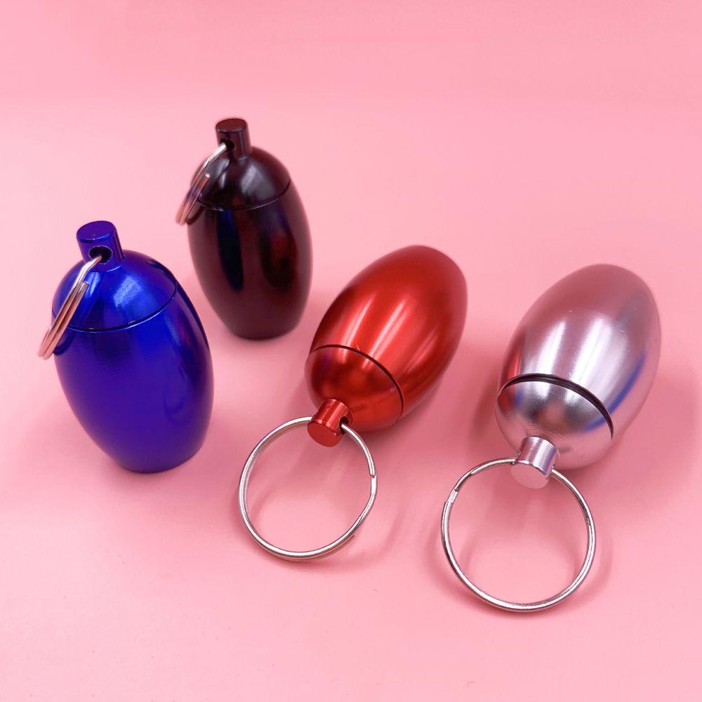 Hộp Đựng Thuốc Bằng Nhôm Có Móc Khóa Tiện Dụng