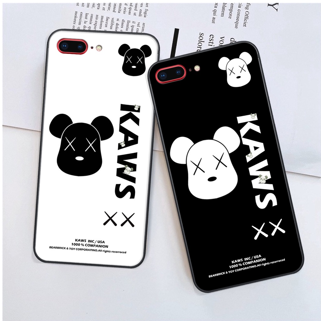 Ốp lưng ip 7 PLUS / 8 PLUS in hình K@ws, Cool Be@r SIÊU NGẦU
