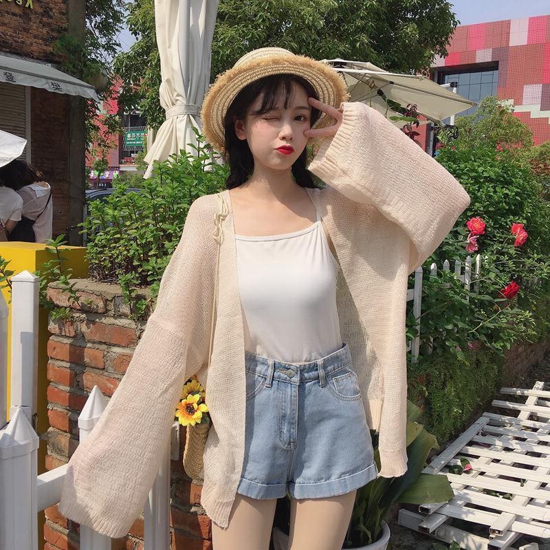 Áo len Cadigan mỏng phong cách Hàn Quốc | BigBuy360 - bigbuy360.vn