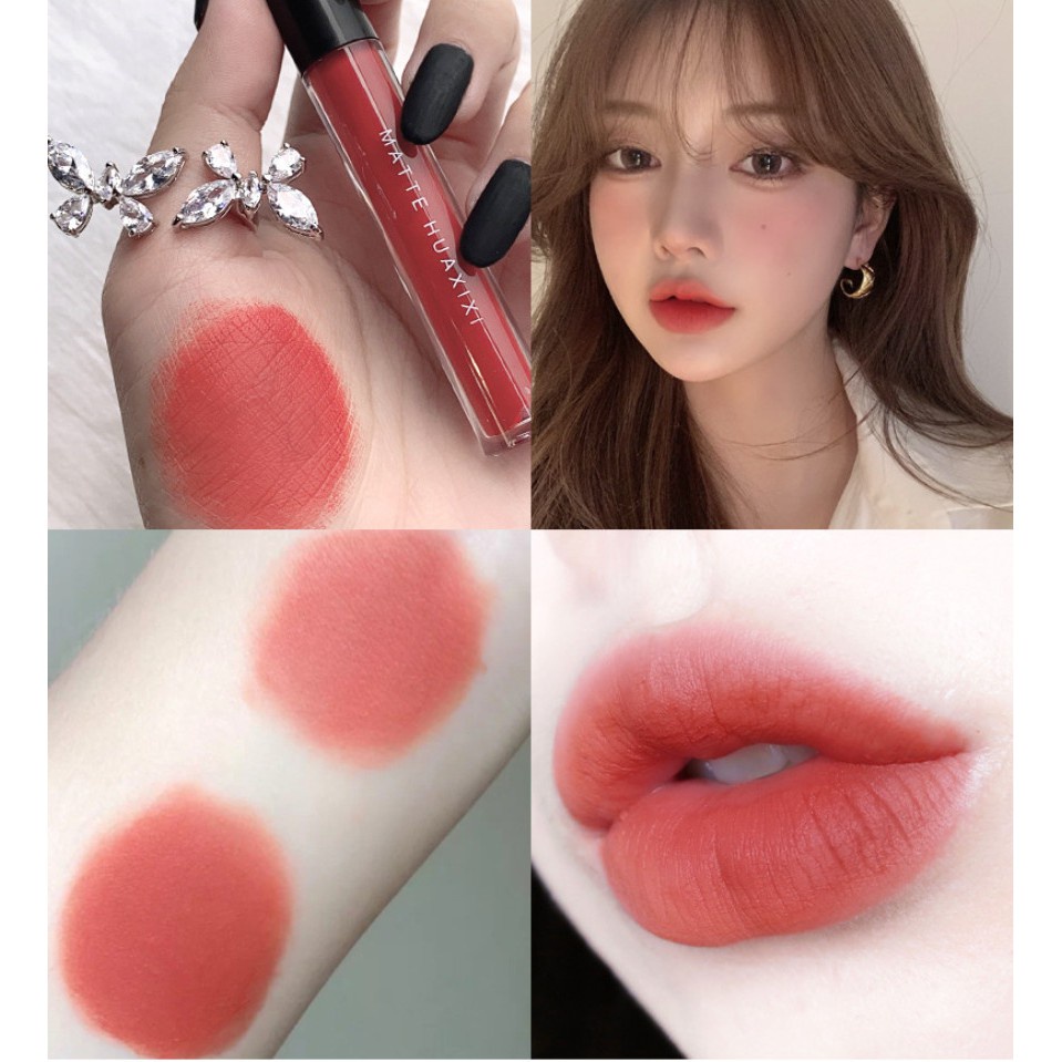 SET 5 cây son kem lì HUAXIXI MÈO MỘNG MƠ 🌙🌙  H806 nội địa chính hãng hot hot hot sỉ rẻ - GIÁ GỐC 12