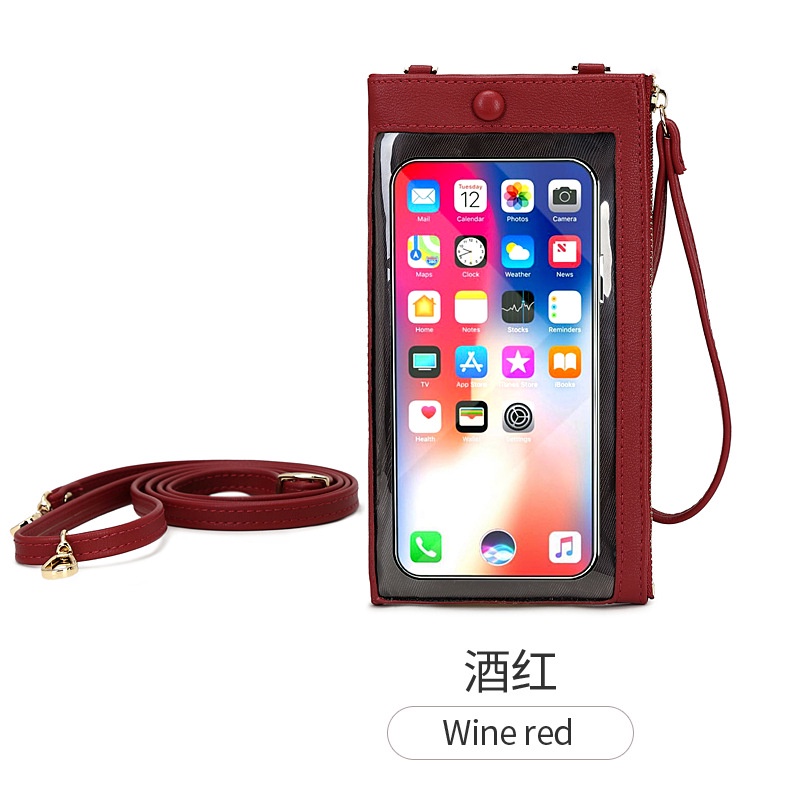 Túi Da Đeo Chéo Mini Đựng Điện Thoại Thời Trang Cho Nữ