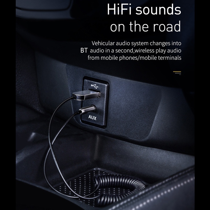 Bộ Thiết Bị Nhận Tín Hiệu Âm Thanh Bluetooth Jack Cắm 3.5mm Tích Hợp Micro Chuyên Dụng