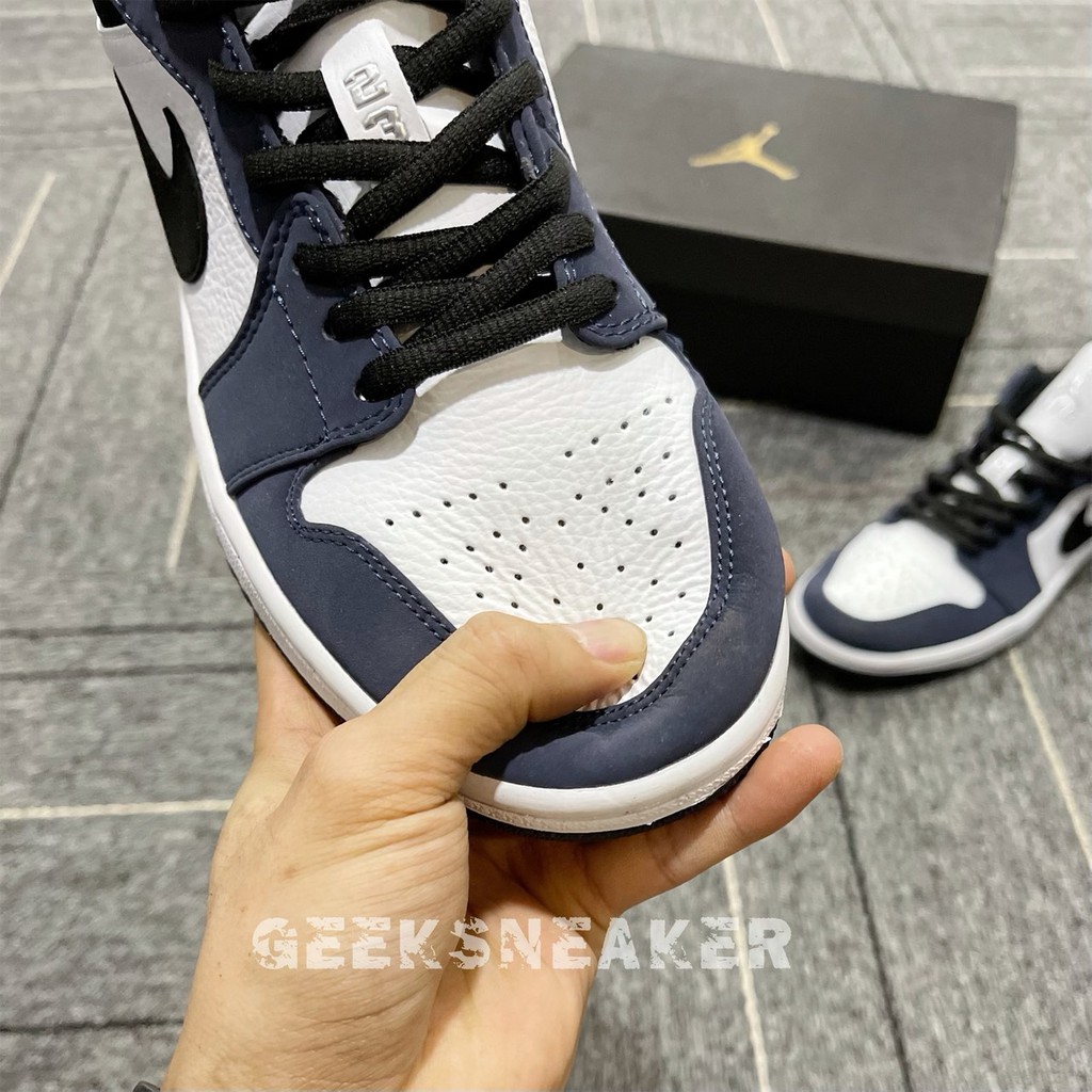 [GeekSneaker] Giày Jordan 1 Low Mid Navy 2014 - Phiên bản TC | BigBuy360 - bigbuy360.vn