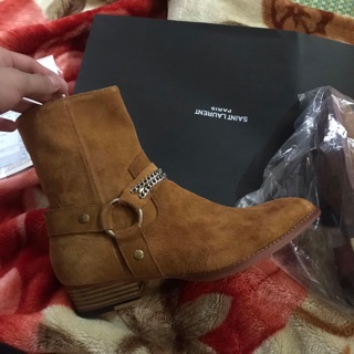 [Chelsea Boots] HARNESS CHAIN BOOTS SAINT LAURENT