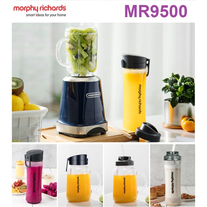 Máy xay sinh tố 2 ly Morphy Richards MR9500, công suất 300W, Portable juicer household electric