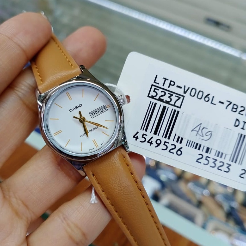 Đồng hồ nữ dây da Casio Anh Khuê LTP-V006L-7B2UDF