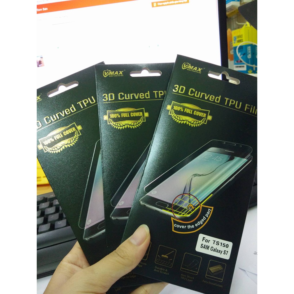 Dán dẻo full màn chống va đập Vmax Samsung Galaxy S7