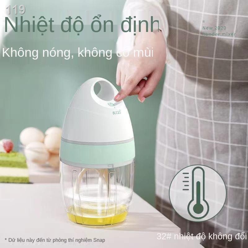 KMáy đánh trứng gia dụng điện Nhà bếp nhỏ Phiên bản gia đình Máy đánh kem tự động Dụng cụ làm bánh Máy trộn cầm tay