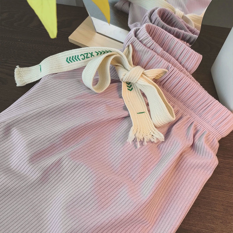 Quần ống rộng SUXI lưng cao thời trang mùa thu cho nữ