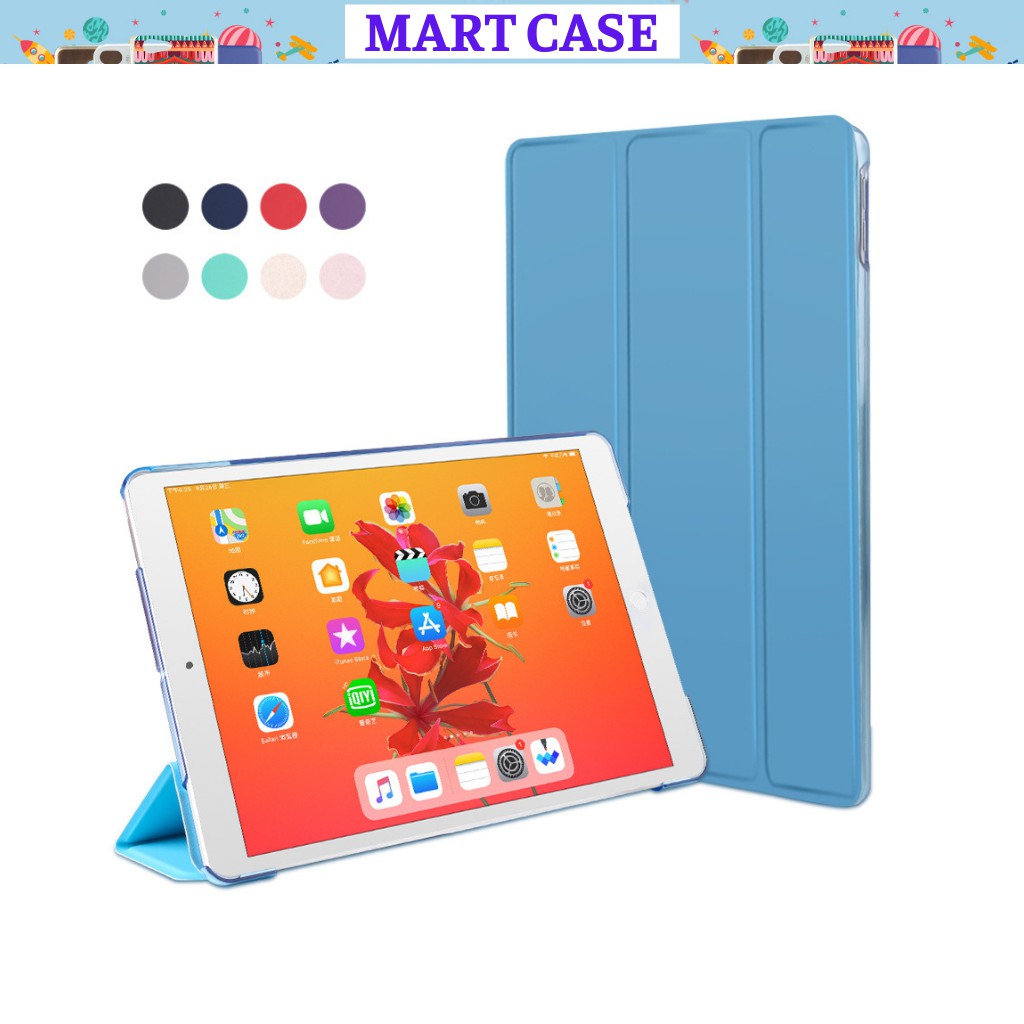 Ốp ipad trong mờ siêu đẹp nhiều màu ốp ipad 10.2 gen 7/8/Pro 12.9/11/9.7/10.5/Air 3 MART CASE