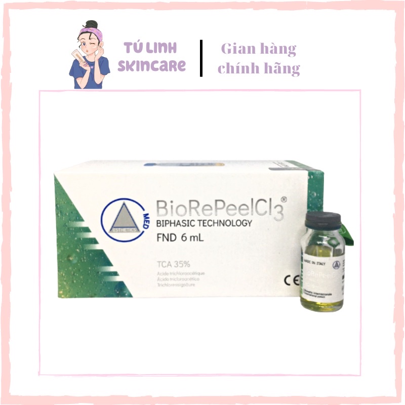 Tinh Chất Peel Da BioRePeel Cl3 Italy-FREESHIP- Giảm Mụn, Trẻ Hóa, Mờ Thâm, Căng Bóng