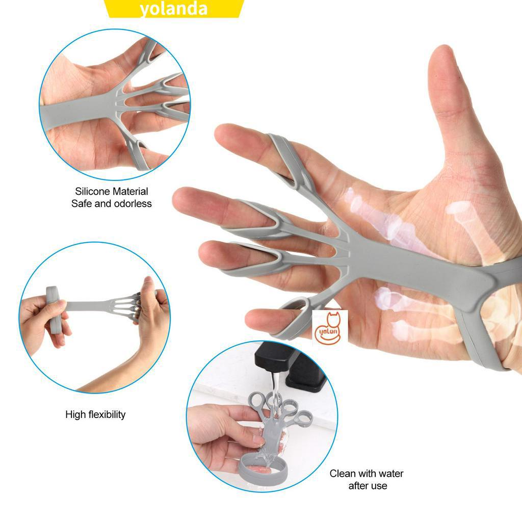 Dụng cụ luyện tập ngón tay bằng silicon nhiều màu tùy chọn