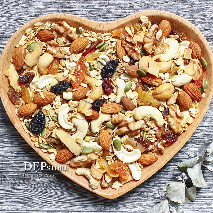 Ngũ Cốc Granola Nhiều Hạt Ăn Kiêng Healthy Đẹp Store Giảm Cân Tự Nhiên