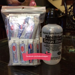 Bình Neilmed 240ml và 50 gói muối