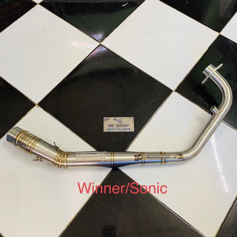 Cổ RedLeo Winner/Sonic/Satria gắn lon CBR như zin