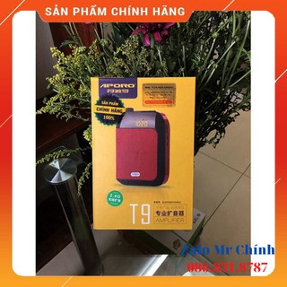 [ VÔ ĐỊCH GIÁ ] Máy trợ giảng Aporo T9 2.4G không dây chính hãng ( Tặng củ sạc )- BH ĐIỆN TỬ 12 THÁNG [ HÀNG TỐT NHẤT ]