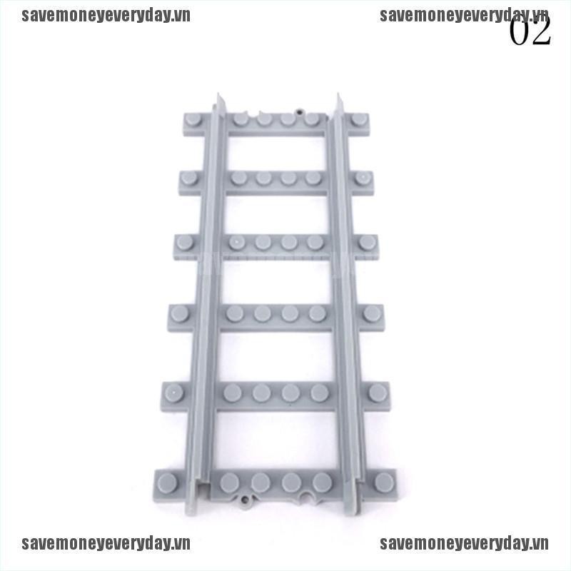 [🍄🍄Save] Train Track Technic Building Blocks Bricks Streight and Curve Track Rail Toys Children lepin train [VN]