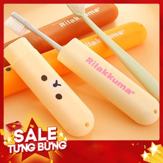 Hộp Đựng Bàn Chải Đánh Răng Du Lịch Hình GẤU RILAKKUMA