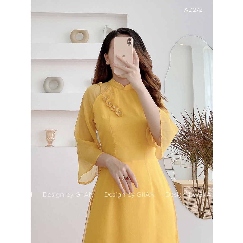 Áo Dài Voon Thiết Kế By Giian Siêu Sang Chảnh Trẻ Trung Phù Hợp Mặc Cho Nhiều Sự Kiện, ADV Cam Kết Chất Lượng,Chuẩn Phom
