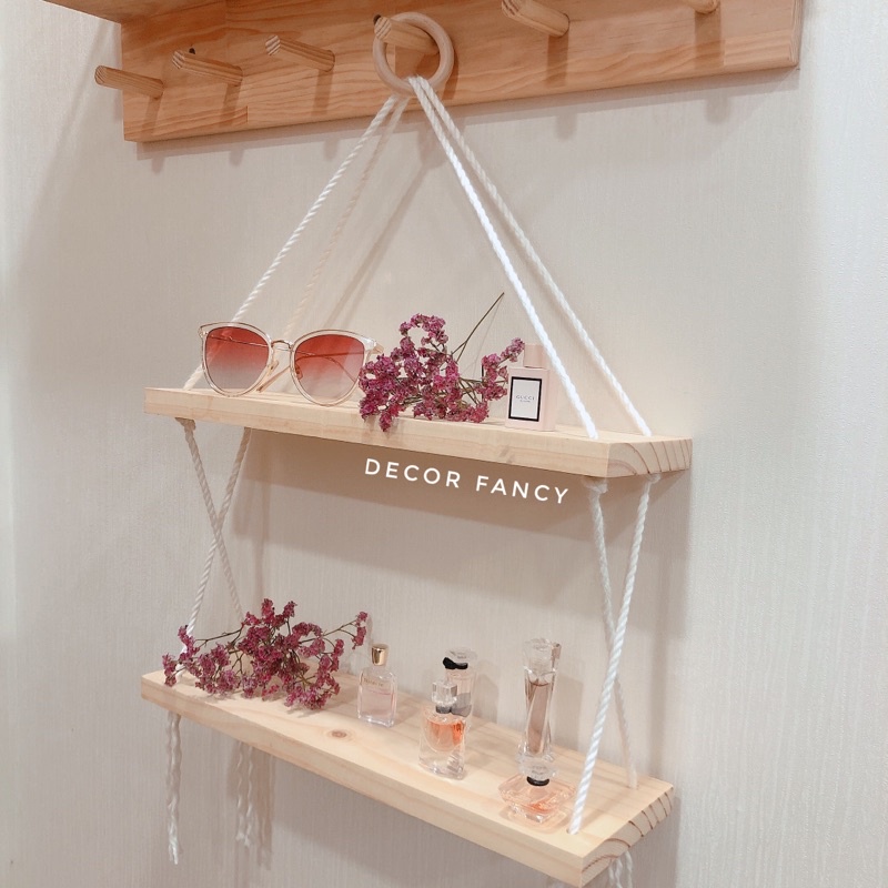 Khoen gỗ tròn trang trí đa công dụng, Vòng gỗ làm đồ thủ công macrame  - Decor Fancy