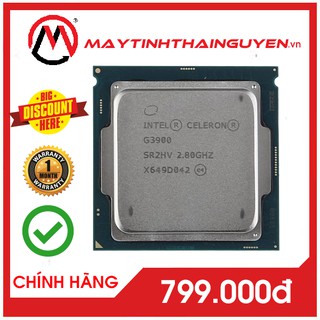 CPU Intel Celeron G3900 (2.8Ghz/ 2Mb cache) - Chíp xử lý Celeron G3900 Socket 1151 chạy main H110