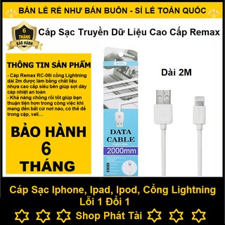 CÁP SẠC LIGHTNING REMAX RC-06I