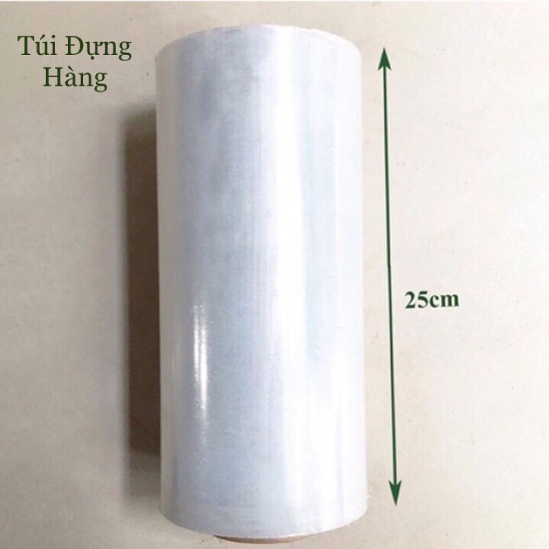 MÀNG CO PE ❤️ Khổ 25cm x 1,9kg ❤️ Màng Quấn Pallet Khổ 25cm