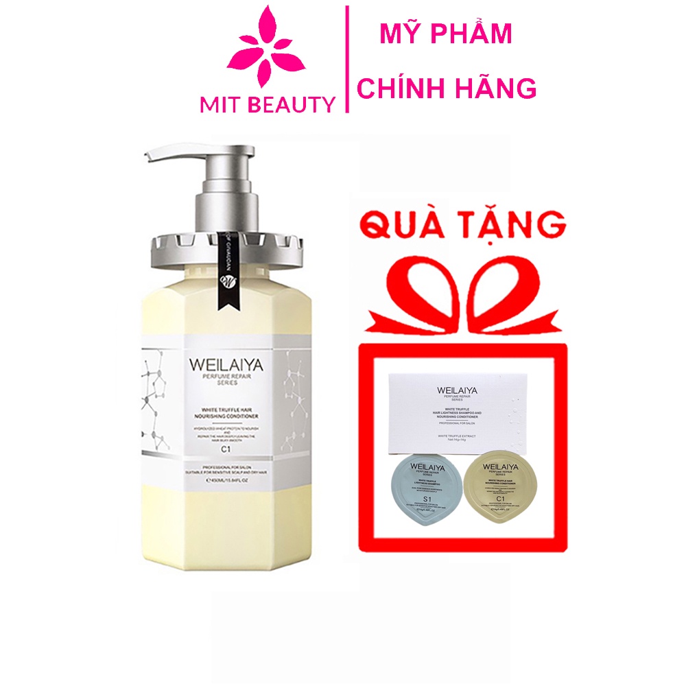 Dầu xả phục hồi tóc hư tổn Weilaiya nấm Truffle từ sâu bên trong Mit Beauty nuôi dưỡng da đầu chống lão hóa da đầu tóc