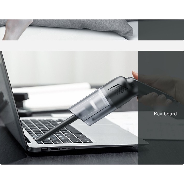 MHB 12, Máy hút bụi cầm tay mini không dây , vệ sinh bàn phím , hút bụi giường, ô tô , máy hút bụi xe hơi