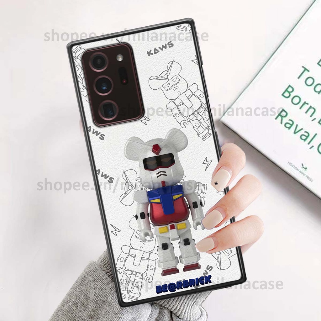 Ốp Samsung Note 20 Ultra gấu be@rBrick gấu Teddy Kaws siêu đẹp, phong cách, cá tính