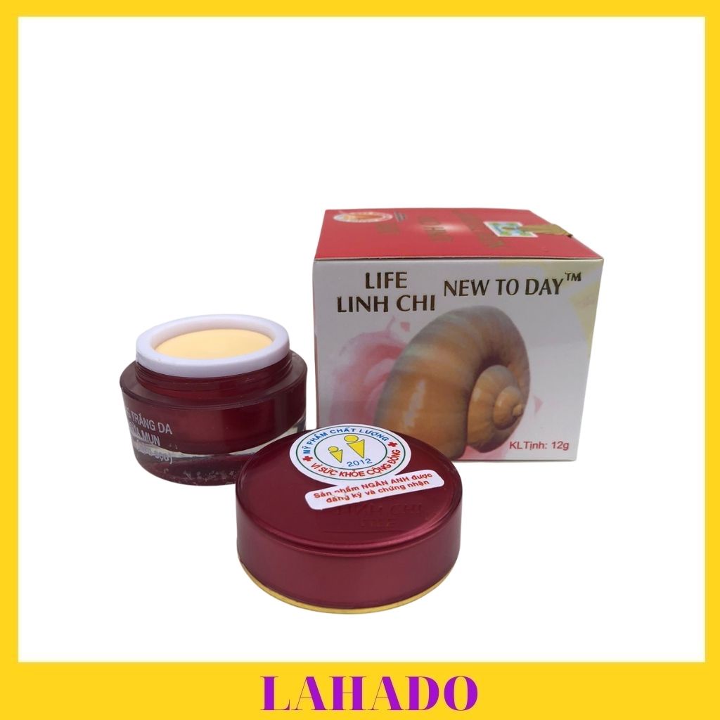 Kem dưỡng trắng da mặt ngừa mụn New Today linh chi 12g