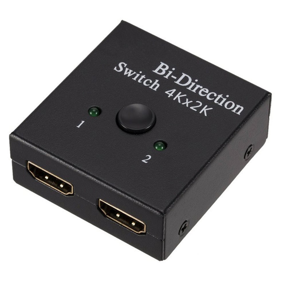 HDMI Switch 2 in 1 out HDMI Splitter 1x2/2x1 Adapter out Converter for TV Box 1 Input 2 Output HUB Repeater Amplifier