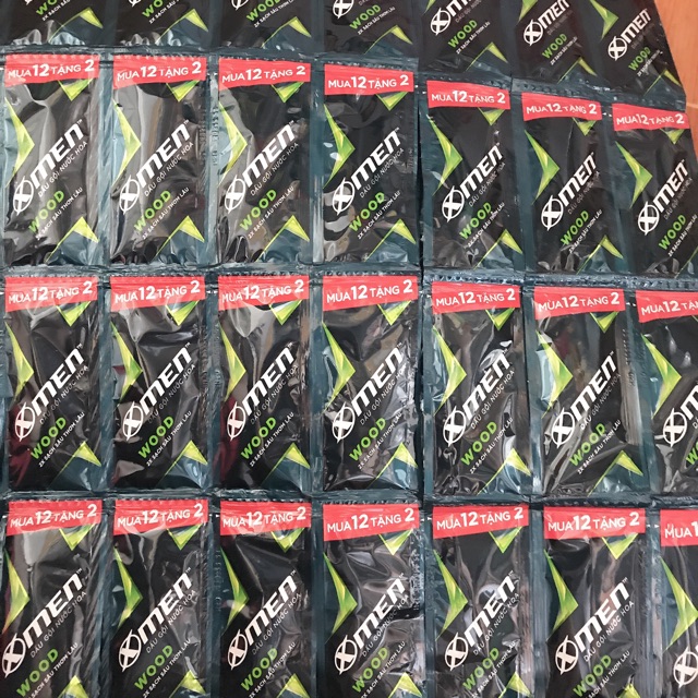 1dây dầu gội 12gói km 2gói
