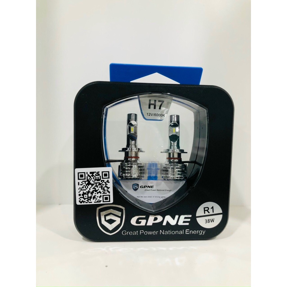 Bộ 02 bóng đèn led ô tô GPNE R1 siêu sáng có canbus chân H4, 9005, 9006, H7, H1, H11, 9012