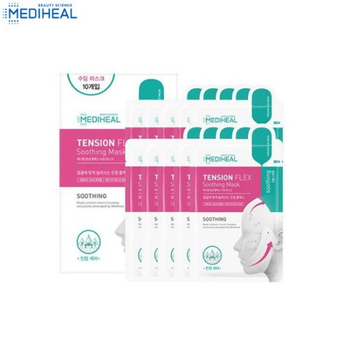 [pp MEDIHEAL VN] MEDIHEAL Tension Flex Hydra/ Soothing Mask - Mặt Nạ Giấy Mediheal Nâng Cơ Cấp Ẩm/ Mịn Da