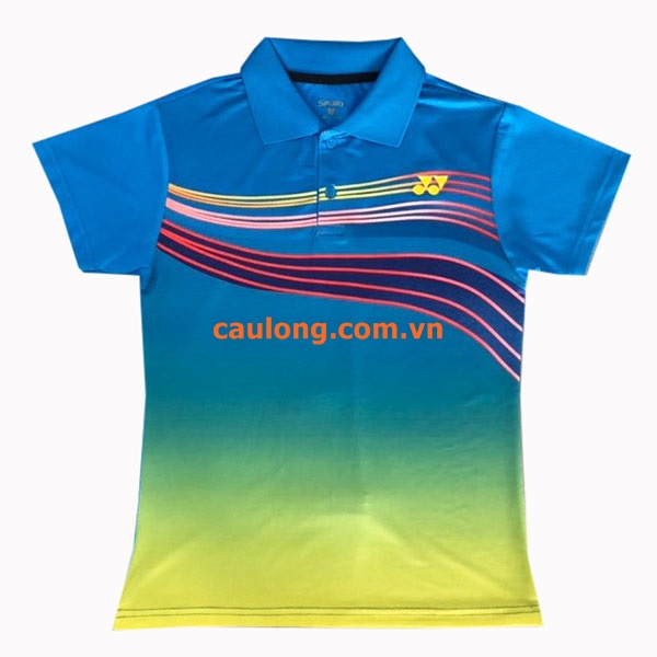 Áo Cầu Lông Nam Nữ Cổ Bâu Yonex 7917 Xanh Ya