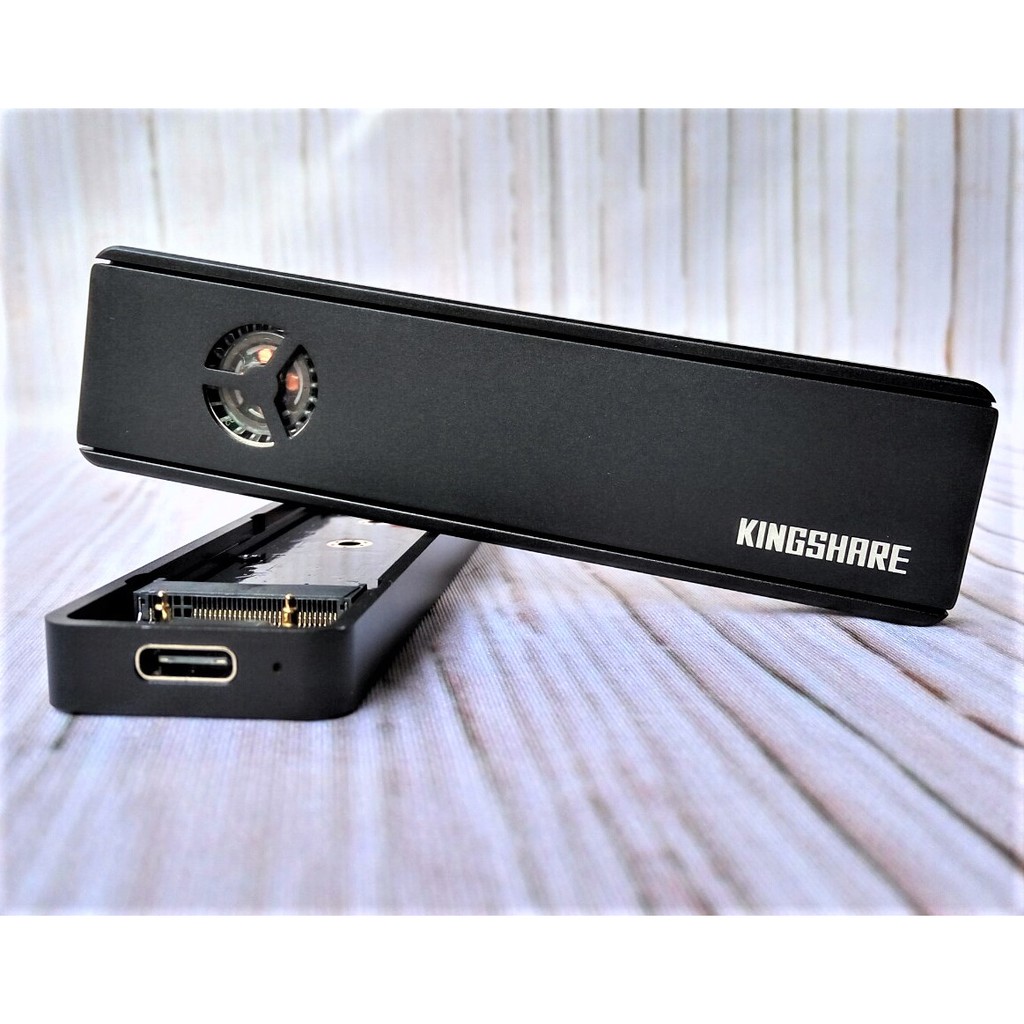 *LAGIHITECH* Box Kingshare SSD M2 PCIe NVMe To USB (quạt tản nhiệt) - màu ngẫu nhiên - Bảo Hành 1 Tháng