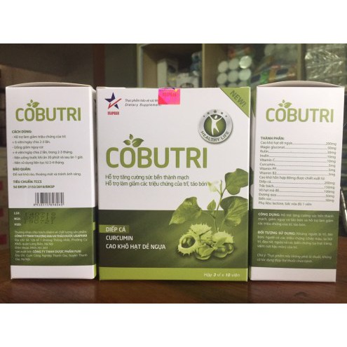 [Mã 66FMCGSALE hoàn 8% xu đơn 500K] COBUTRI - Hết lo táo bón, trĩ