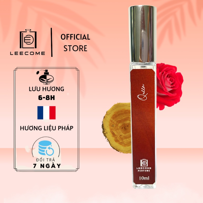 Nước Hoa Nữ Thơm Lâu LEECOME QUEEN Hương Gỗ Trầm Ấm Dễ Chịu Lưu Hương Cả Ngày