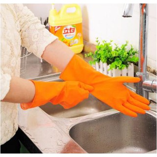 Mua Găng tay cao su rửa bát  dọn dẹp(màu ngẫu nhiên)