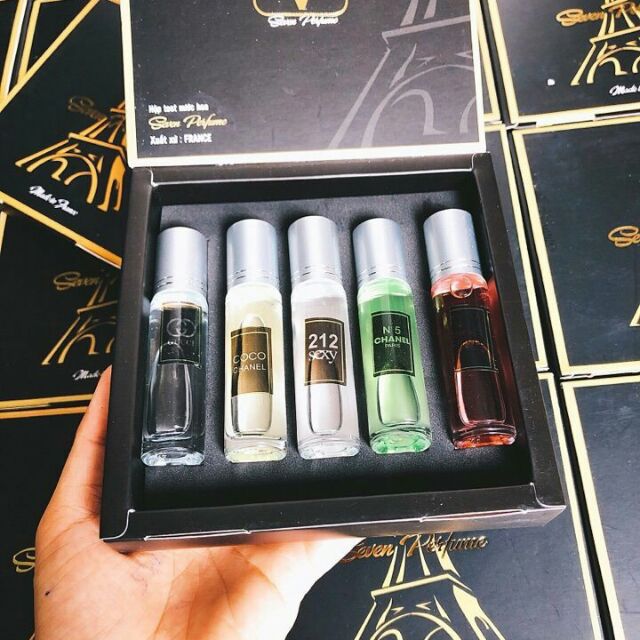 Set Bộ Nước Hoa Tháp 5 Chai | Thế Giới Skin Care