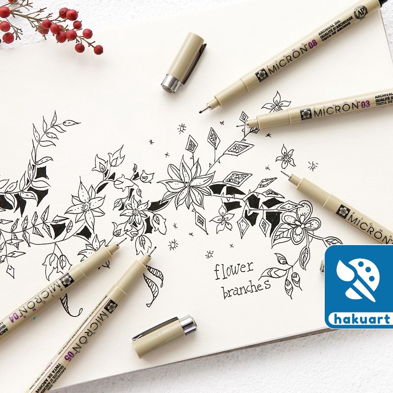 Bút line đi nét Sakura Pigma Micron Vẽ Tranh, Manga - Họa Cụ Hakuart