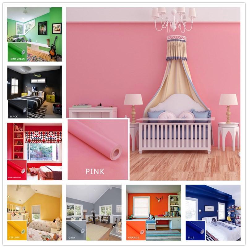 45 * 100cm Tự dính PVC Hình nền Trang trí nội thất Phòng khách Dán tường phòng ngủ