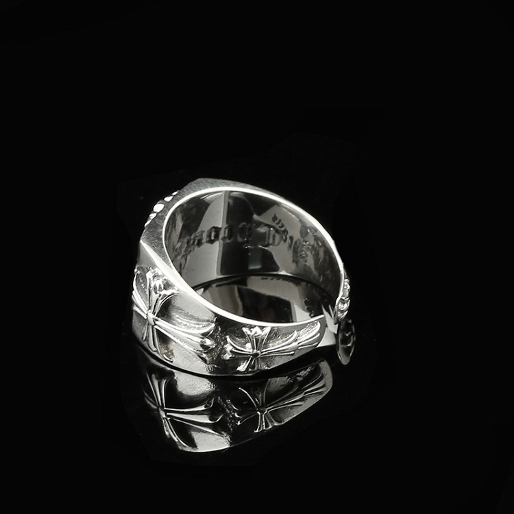 Nhẫn Nam TITAN Lớn Rộng Quảng trường Làm như cũ Cổ điển Thánh giá  Làm bằng tay Thiết kế ban đầu NH-231