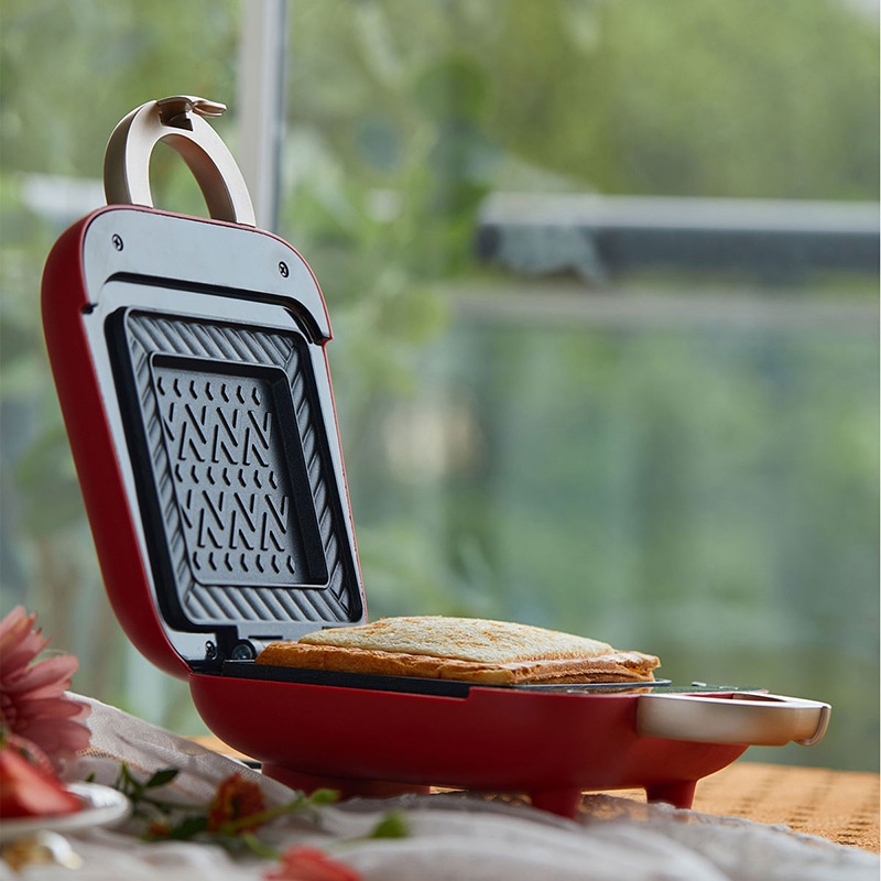 Máy Làm Bánh Kẹp Ăn Sáng Sandwich Dâu Tây Bear SMZ-B05N1 [CMART_GIA DỤNG TIỆN ÍCH]