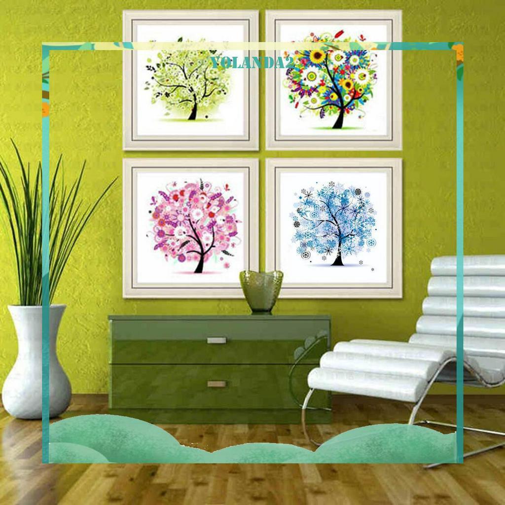 Tranh Cây Bốn Mùa 5d